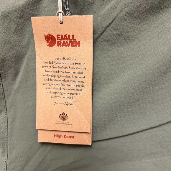 COPY - NWT Fjallraven Men's Green High Coast Hike Trouser Pants Belted Green Ou… - Picture 9 of 10